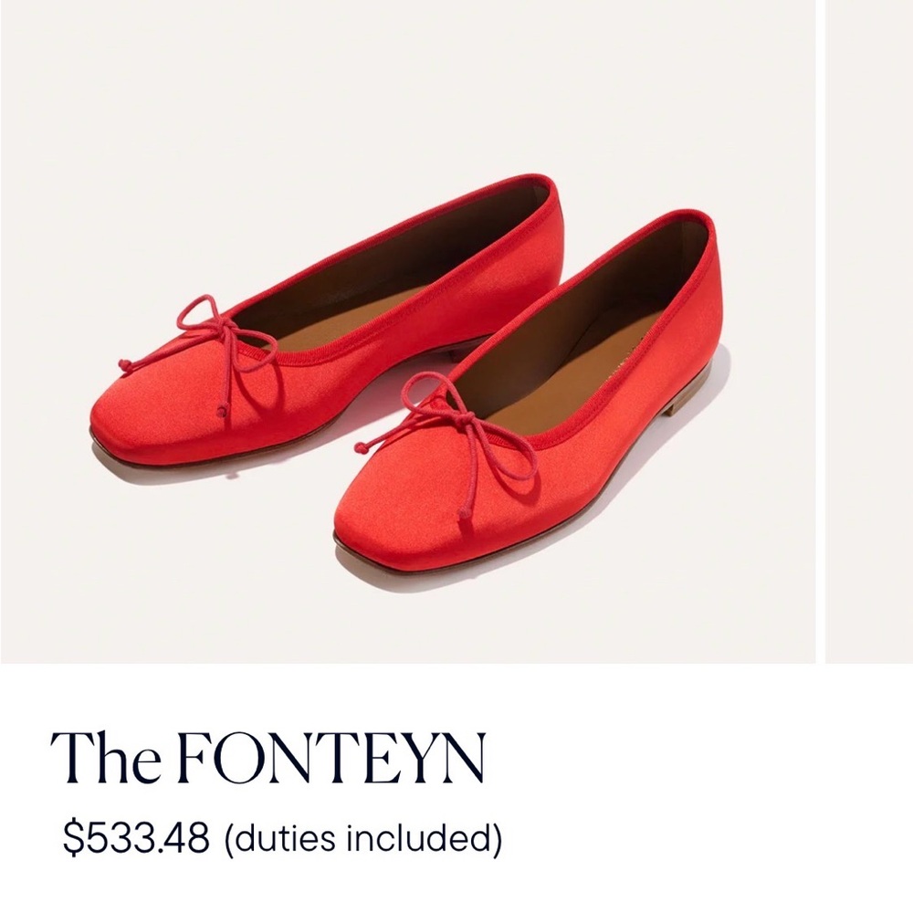 Margaux Red Women's Flats